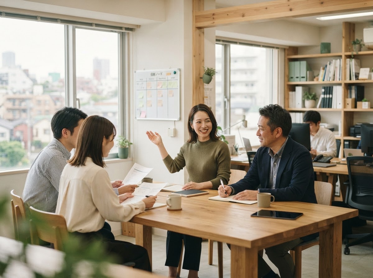 価衡ノードの初期設定画面を確認するトレーダーのイメージ